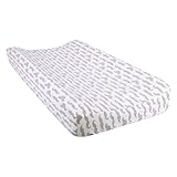 Trend Lab Mustaches Deluxe Flannel Changing Pad Cover, White by Trend Lab [並行輸入品]