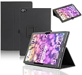 For FIELD3 F3T7 B1 ケース 保護ケース フィールドスリー ‎F3T7-B1 ケース 【ZENGZOUZ 2024年の改善】 角度調整 カバー 軽量 磁気吸引 ペン収納可能 擦り傷防止 全面保護型 耐汚れ 耐衝撃保護ケース FIELD3 F3T7 B1 用 スマートカバー (ブラック)