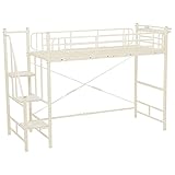 階段ロフトベッド（高さ173cm）　アイボリー　KH-3378M-IV