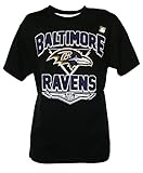 NFLメンズスクリプトWordmark Tシャツby g-iii、Baltimore Ravens、Xラージ