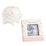 Enesco Beginnings My First Piggy Bank and Little Sweetieフォトフレームバンドルピンク