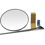 ホップ カーブミラー ガレージミラー 丸型31cm φ310 HP-丸30ベルトS グレー 日本製