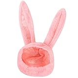 [TKY] うさぎ型被り物 かぶりもの 帽子 仮面 お面 撮影 小道具 かわいい 着ぐるみ パーティー ハロウィン (ブラック)