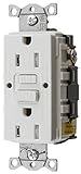 Bryant Electric GFTRST15W 15 Amp 125V Commercial/Residential Self Test Tamper-Resistant Duplex GFCI 