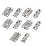 DealMux GabineteツールボックスジュエリーボックスComestic caixa deメタルdobradiças 10pcsトムde Prata