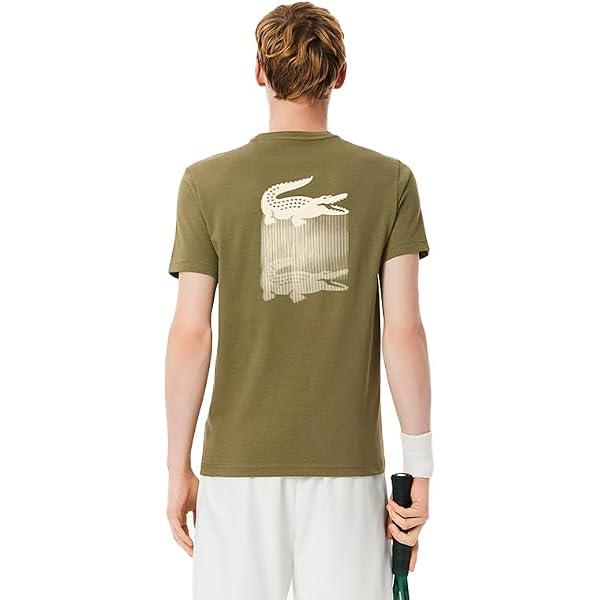 LACOSTE アーチネームカレッジ ロゴ Tシャツ　オリーブ XL Amazon | [ラコステ] ヘビーウェイト アーチネームカレッジロゴ