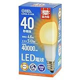 オーム電機 LED電球 E26 40形相当 電球色 LDA5L-G AG6 06-3671 OHM