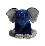 Aurora World Elephant Destination Nation Blue Medium [並行輸入品]