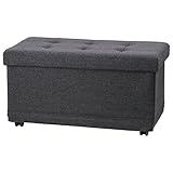 不二貿易(Fujiboeki) スツール グレー 幅79cm 折りたたみ可能 収納 ベルク 51304