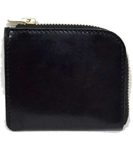 Amazon.co.jp: 新喜皮革 オイルコードバン L型ジップミニウォレット