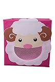 Smiling Sheep Collapsibleおもちゃストレージボックスとクローゼットオーガナイザーfor Kids