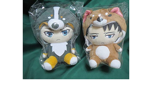 Amazon Co Jp 進撃の巨人 東京駅tbsストア あにまるっこ リヴァイ エルヴィン ぬいぐるみ Sセット 梅田 キディランド ホビー 通販