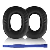 Adhiper MDR-HW700 MDR-HW700DSイヤーパッド イヤークッション イヤーマフ SONY ソニーMDR-HW700 MDR-HW700DSヘッドセットに対応ヘッドフォンパッド 交換用イヤーパッド ヘッドフォンパッド （ブラック）