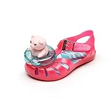 Hometom幼児/キッズ赤ちゃん女の子男の子Pig Lifebuoy Jellyビーチサンダルゴム防水雨靴 Age:1-1.5T レッド t1