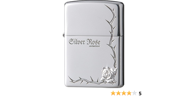 Amazon Co Jp Zippo ジッポー ライター ローズ 純銀メタルコーナー 腕時計
