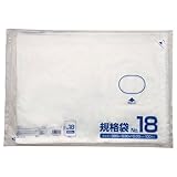 クラフトマン:規格袋　18号　ヨコ380×タテ530×厚み0．03mm　HKT－090　1パック（100枚） 6167066