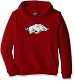 NCAA Arkansas Razorbacks Boys " Primary Logo "フード、Victoryレッド, Large ( 14 – 16 )
