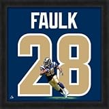 セントルイス・ラムズマーシャル・フォーク20 x 20 Framed Uniframe Jerseyフォト
