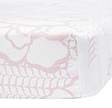 Oilo Capri Jersey Crib Sheet Blush [並行輸入品]