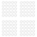 Perfk 園芸クリップ　400個入り 　植物 固定クリップ 　支柱 誘引クリップ　トマトクリップ　ホワイト