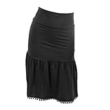 Peekaboo-Chic SKIRT レディース US サイズ: 3L カラー: ブラック