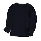 Karchi 子供服 ボトムシャツ 長袖 しっかり 無地 鮮やか 素敵 色物 ハイクオリティー 女の子 男の子 秋冬 12色選べる 90 100 110 120 130 安値 ルームウェア 寝間着 ミ