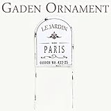 ガーデン アクセサリー ガーデンピック ナチュラルガーデン シャビーシック ガーデンステッカー ホワイト アイアン シンプル 可愛い アンティーク