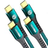 USB Type C to Type C ケーブル 【2M/2本セット PD対応 100W急速充電】 iPhone 16/15 Pro 等Type-c機種対応-ももいろ