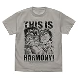 【公式】コスパ TVアニメ「範馬刃牙」 男雄漢比較べ Tシャツ LIGHT GRAY Mサイズ