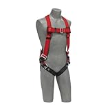 3M Protecta PRO 1191383 Fall Protection Full Body Welders Harness, With Back D-Ring, Tongue Buckle L