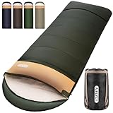 AIFLYCY 寝袋 シュラフ 封筒型 軽量 冬用 夏用【足元に二重保温・230T防水】オールシーズン 1.8Kg 1.0Kg 2.2Kg 