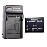 HAKUBATT PENTAX対応 WG-1000 互換バッテリー - 3.7V、890mAh D-LI96 互換USB充電器 2026CI