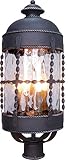 Volume Lighting V8166-48 4-Light Outdoor Post Mount, Blacksmithy [並行輸入品]