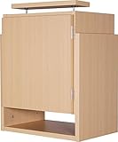 選べる5カラー！天井つっぱり上置き 幅 45cmX奥行29cm 天井高226cm～265cm対応(ナチュラル)