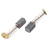 uxcell カーボンブラシ　炭素ブラシ　8×4.5×4mm　交換エレクトリックカーボンブラシ　2本