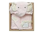 Elegant Baby  ギフトセット・ご出産祝 ベビーバスラップ ギフトセット  エレファント パステルピンク 0-24ヶ月  #61270