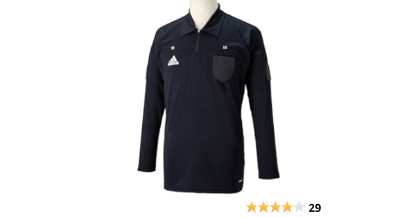 Amazon Co Jp アディダス Adidas サッカーウェア レフリー ベーシック長袖ジャージー Dj133 メンズ X ブラック 3xo 服 ファッション小物