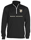 NCAA Army Black Knights Mens OVB Quarter Zip Poly Fleece、ミディアム