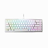 ROCCAT ゲーミングキーボード Vulcan II Mini US ANSI 英語配列 有線 ホワイト/白 オプティカル リニア ミニ(65%) RGB Windows 7以降 【日本正規代理店品】