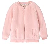 C-Princess ベビー ジャケット 両面着用可能 中綿入り コート ふわふわ かわいい キッズ 女の子 男の子 コート アウター 上着 秋冬 防寒 ピンク 90