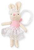 Mud Pie Princess Knit Stroller Buddy, Bunny [並行輸入品]