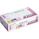 川西工業 ビニール使い切り手袋　粉無　Ｓ１００枚×２０箱