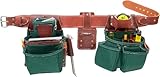 Occidental Leather 8080DB M OxyLights Framer Tool Belt Package with Double Outer Bag by Occidental L
