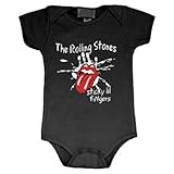 Rolling Stones Sticky Fingersユニセックスベビー乳児ボディスーツロンパース、ブラック