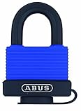 ABUS 70IB/45 KD Blue All Weather Solid Brass Body with Weather Cover and Stainessless Steel Shackle 