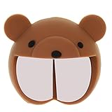 Prettyia 2個入り　赤ちゃん　安全　クマ柄　ケガ防止　コーナー　エッジカバー　ガード　プロテクター　クッション　高粘着力　実用　耐久性　軽量