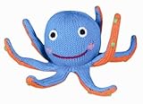 Organic Zubels Oshin the Octopus 7 100% hand knit rattle by Zubels