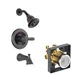 Delta Delta KTSDLA-T14438H2O-RB Lahara Tub/Shower Kit Pressure-Balance Single-Function Cartridge, Ve