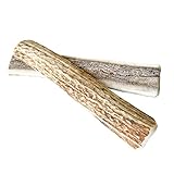 プレシカ 鹿の角 半割り2本セット (Mサイズ 小型犬用）犬 噛むおもちゃ 犬 おもちゃ 鹿のつの 犬 おやつ 犬 骨 鹿角 歯磨きガム 犬 デンタルケア