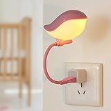 LEDランプ、ポータブルUSBナイトライト寝室デスクトップランプかわいい鳥型の柔軟な Alician